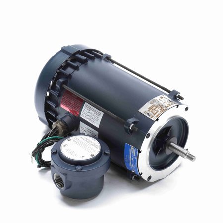 LEESON 1Hp Explosion Proof Motor, 3 Phase, 3600 Rpm, 230/460 V, 56J Frame, Epfc 119424.00